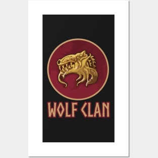 Blood Rage Wolf Clan Board Game Graphic - Tabletop Gaming Posters and Art